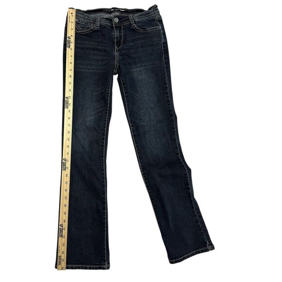 WallFlower  Blue Jeans Size 7 Boot Cut‎ , Distressed Women Blue Jeans - Picture 8 of 16
